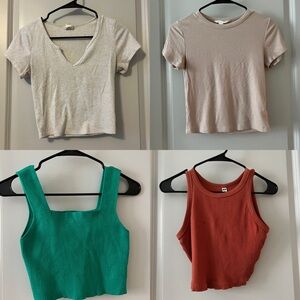 Summer Top Bundle - 2x Crop Tops & 2x Tanks